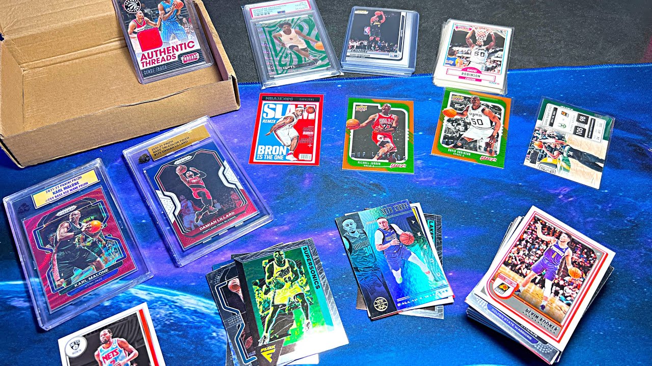 Mystery Cards - Michael Jordan, Scoot Henderson, Lebron James, Steph Curry, Kevin Durant