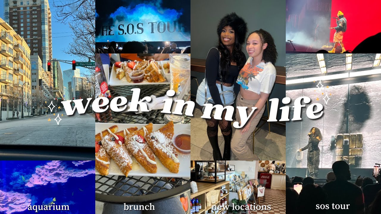 WEEKLY VLOG | 48 hours in atl, sza concert, meeting internet friends + MORE! | aliyah simone