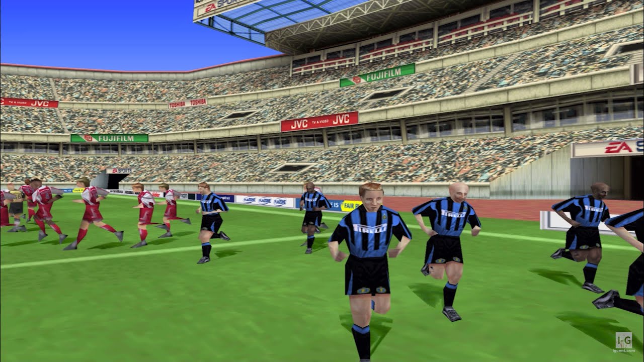 FIFA 2004 - PS1 Gameplay (4K60fps)