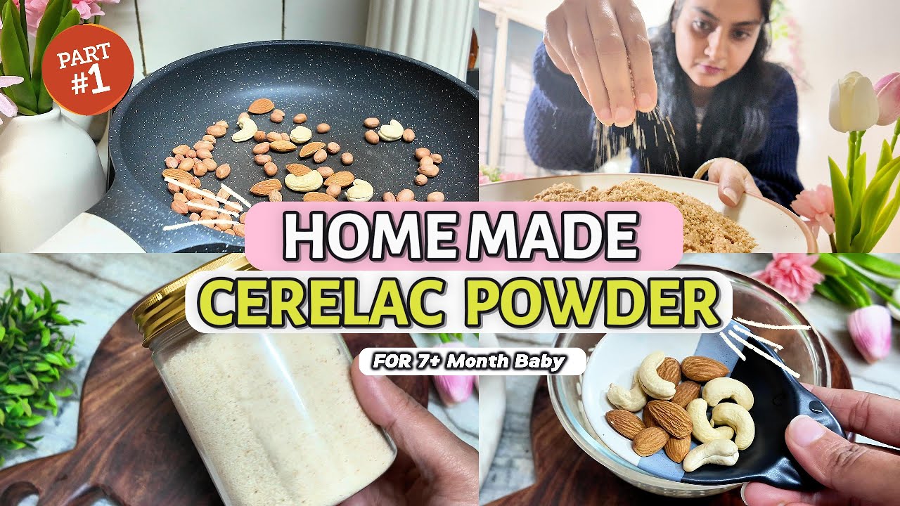 Homemade Cerelac Powder for Babies | Nutrient-Rich Food | 7+Month #babyfood #Cerelac #babyfoodideas