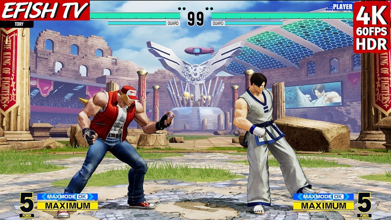 Terry Bogard vs Kim Kaphwan (Hardest AI) - KOF XV