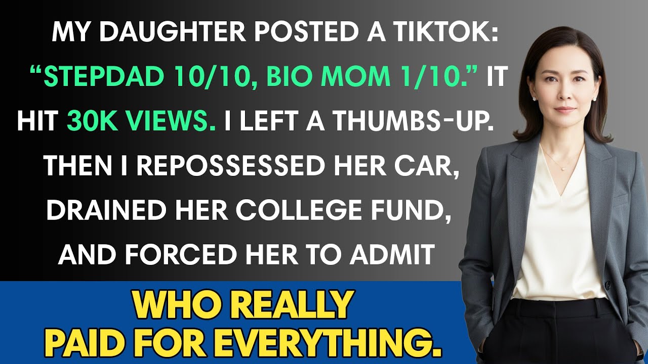 My Daughter Posted A TikTok: “Stepdad 10/10, Bio Mom 1/10.” It Hit 30K Views. I Left A...