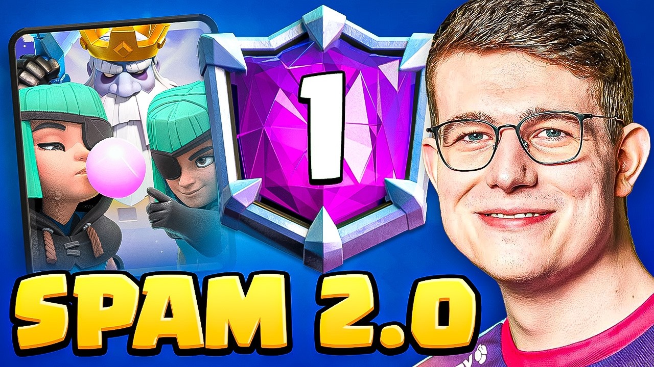 😱🥇ICH BIN PLATZ 1 DER WELT mit NEUEM SPAM-DECK.. (Meta-Konter) | Clash Royale Deutsch