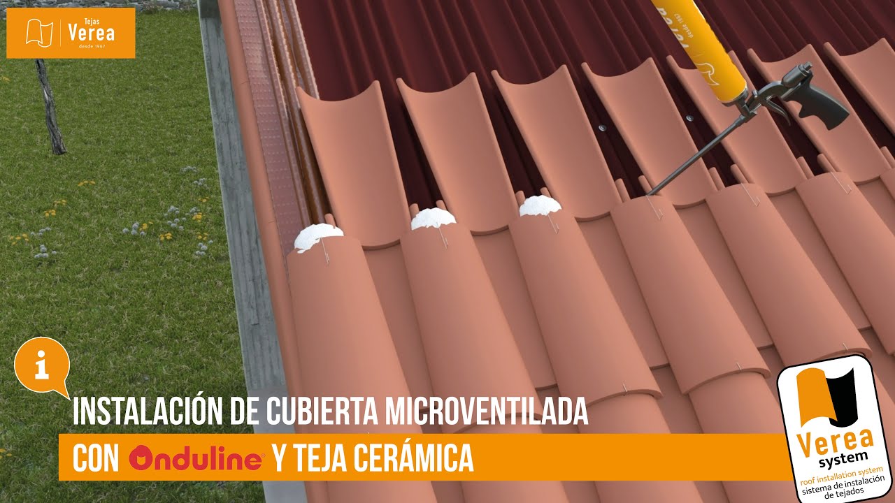 VEREA SYSTEM | Instalación de teja curva en seco sobre sistema SIATE de Cubierta Onduline