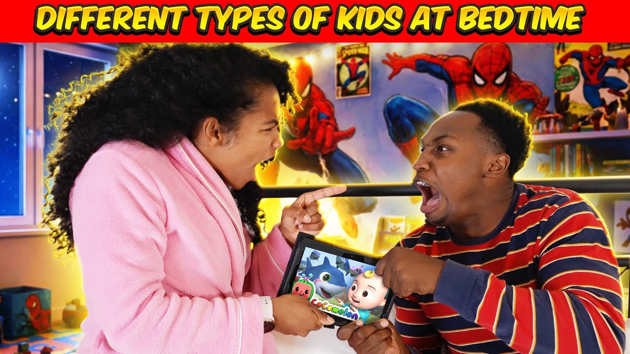 Different Types of Kids at Bedtime