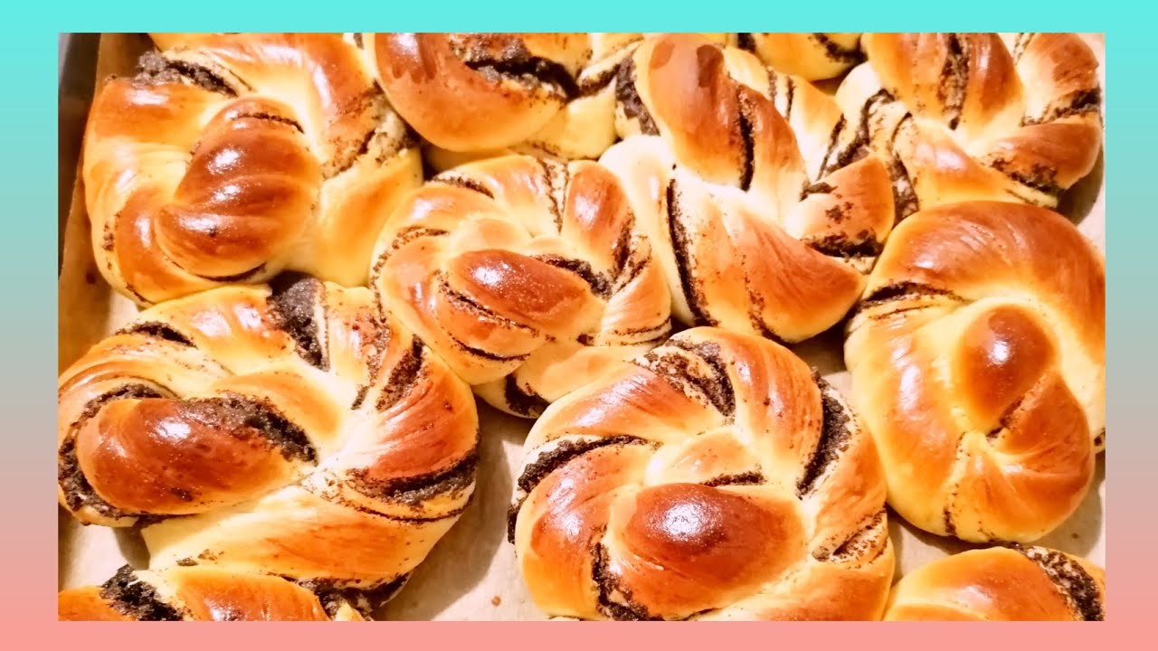 Булочки с маком как пух и без возни🥐🥐🥐👍👍👍