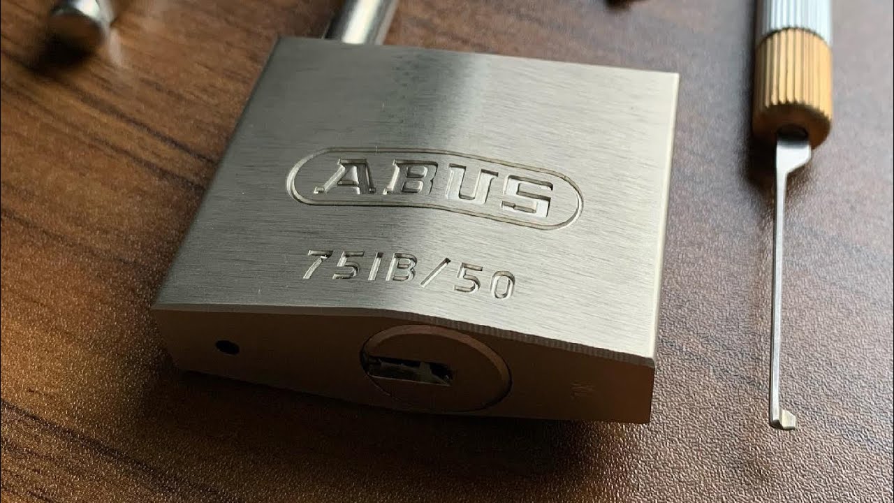 [16] Abus 75IB/50 Dimple Padlock Picked