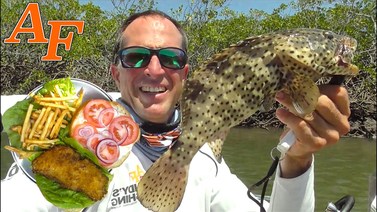 Catch and Cook a Cod Fish Burger w Tackle Club Challenge EP.461