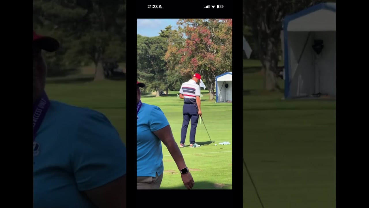 Реакция Джастина Томаса на Виктора Ховланда WD из Кубка Райдера 