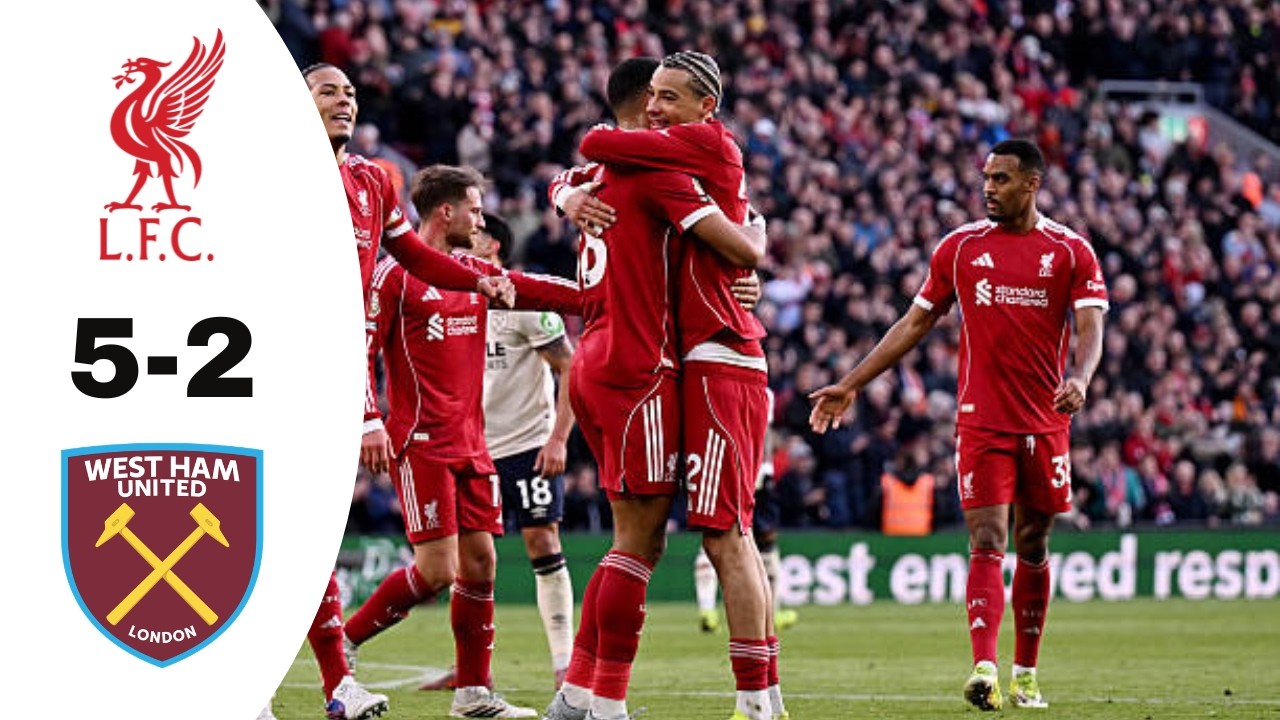 Liverpool 5-2 West Ham | Highlights | Premier League 2026