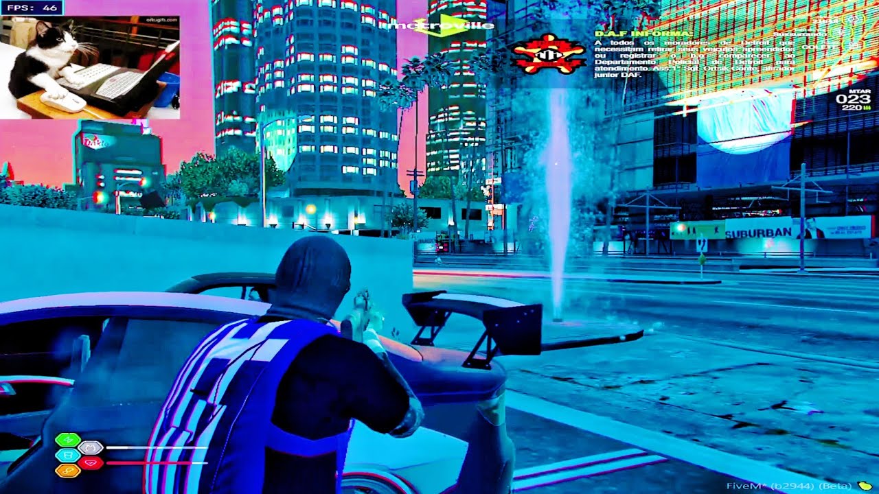 FIVEM HIGHLIGHTS RUGAL #18🐱‍👤( 100% METROVILLE ) Fiz um HL e fui banido por 7 dias🤣 🔥