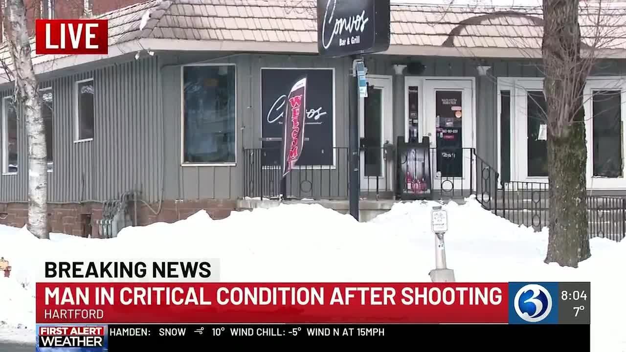 Man in critical condition after overnight shooting in Hartford