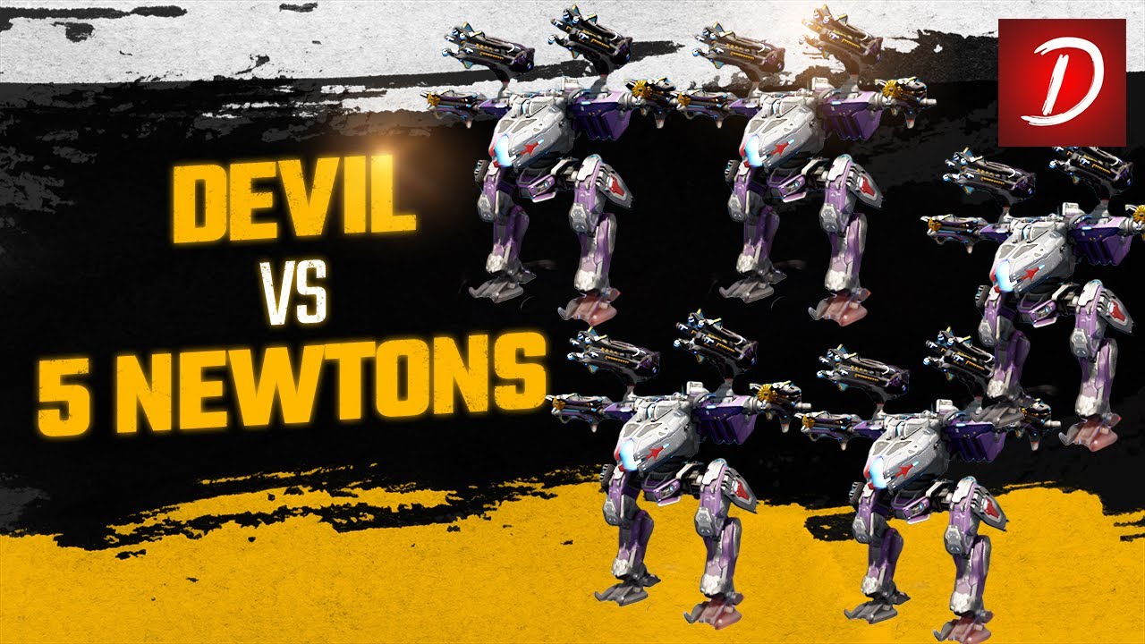 🔥 Devil vs 5 Newtons : War Robots WR
