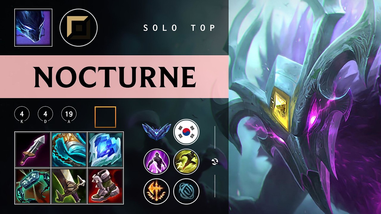 Nocturne Top vs Riven - KR Diamond Patch 26.03
