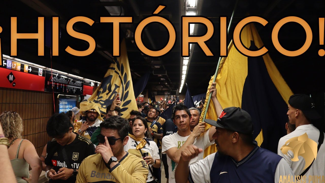 LA REBEL EN EL METRO DE BARCELONA | HISTÓRICO BARCELONA VS PUMAS