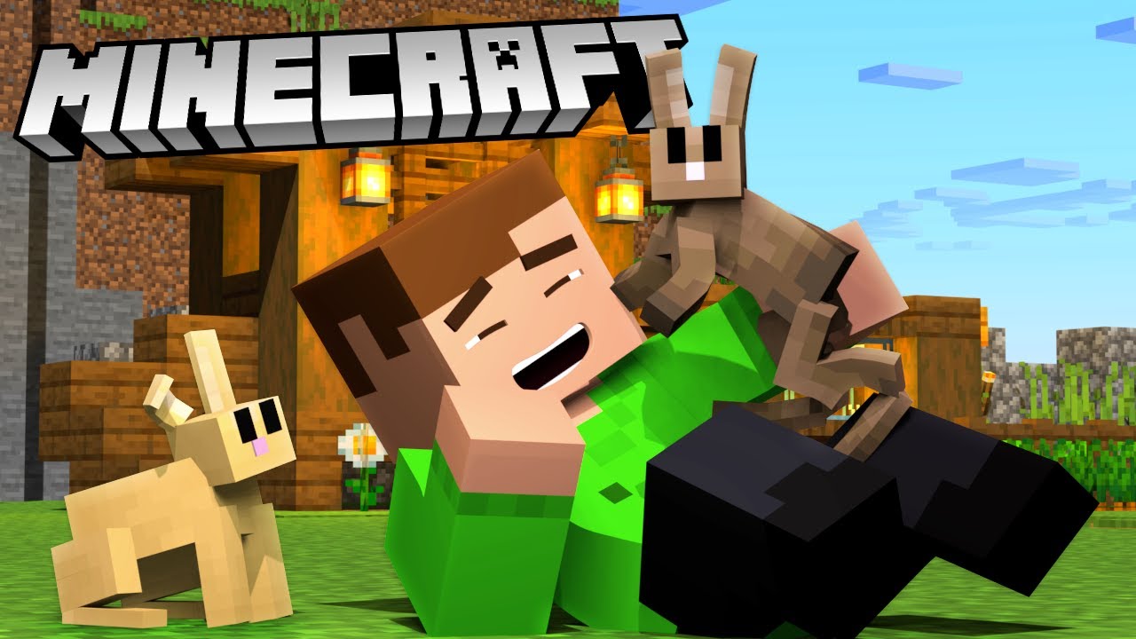 Adopterar KANINER i Minecraft på Realmvärlden