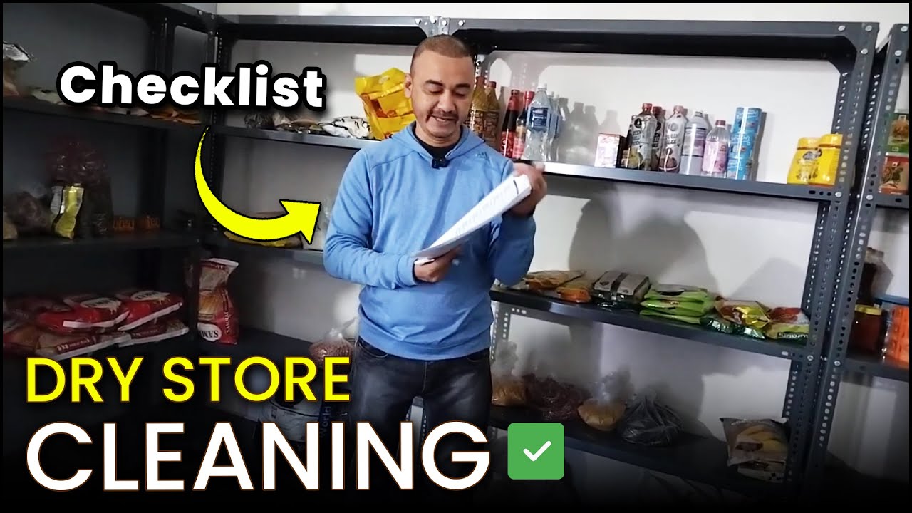 Restaurant Dry Storage Cleaning Checklist | How To Setup Restaurant Store | Restaurant Startup