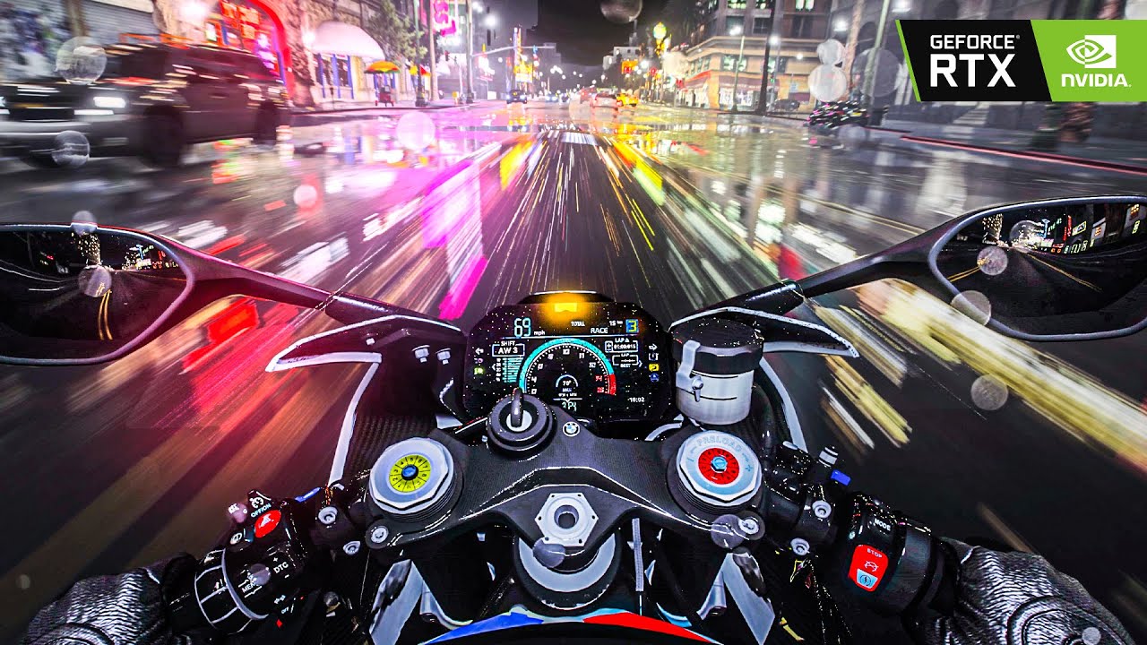 ⁴ᴷ⁶⁰ GTA 5: Graphics like A MOVIE?! POV Motorbike Realistic Gameplay Maxed-Out RTX 4090 & i9 13900k