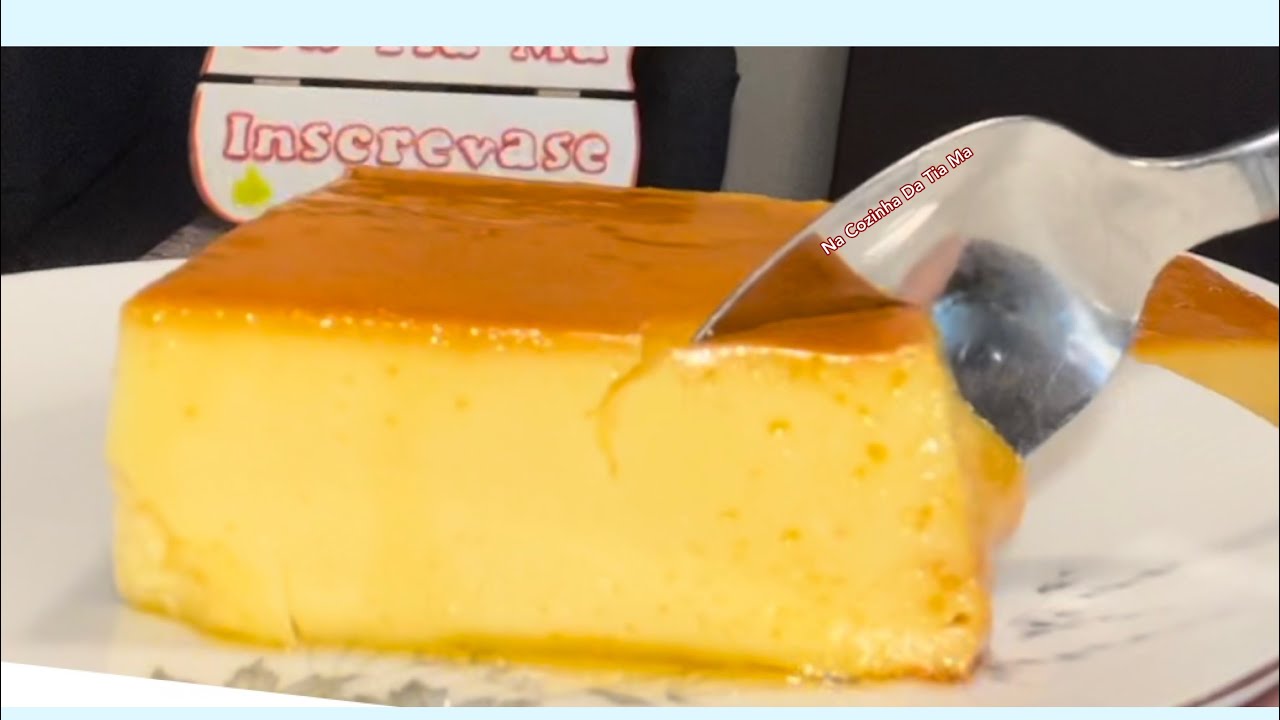 Pudim de Forno com somente TRÊS INGREDIENTES - Budino Brasiliano al Forno con Solo tre Ingredienti