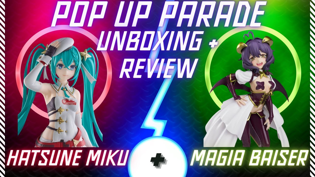 Racing Miku 2023 / Magia Baiser - Pop Up Parade Comparison - Good Smile Company - Unboxing & Review