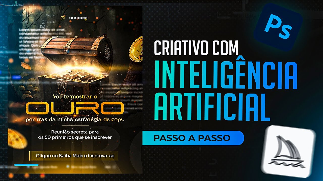Aprenda a criar criativos inovadores com a INTELIGÊNCIA ARTIFICIAL e Photoshop [2024]