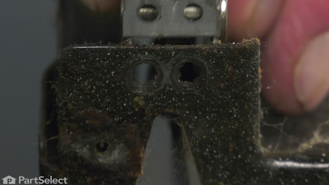 Whirlpool Range Repair - How to Replace the Door Hinge (Whirlpool # WP71003353)