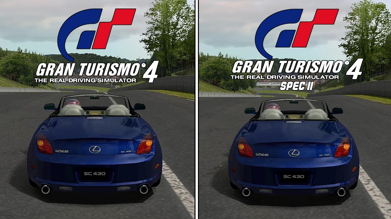 GT4 vs GT4 Spec II | Lexus SC430 | Sound Comparison