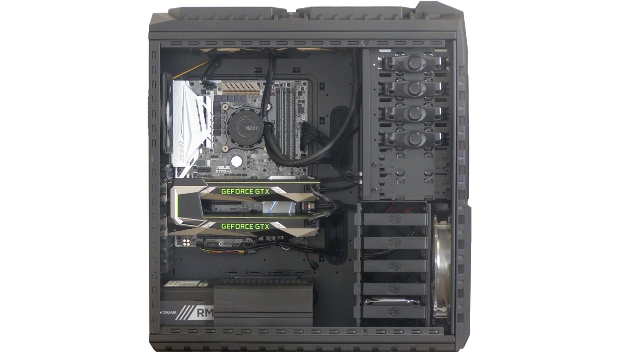 Extrémní 4K herní počítač - 2x GeForce GTX1080 HB SLI, i7 6700K@4,48GHz, 1TB SSD
