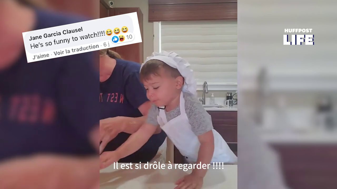 Dans le tuto cuisine de cette grand-mère et de son petit-fils, rien ne se passe comme prévu