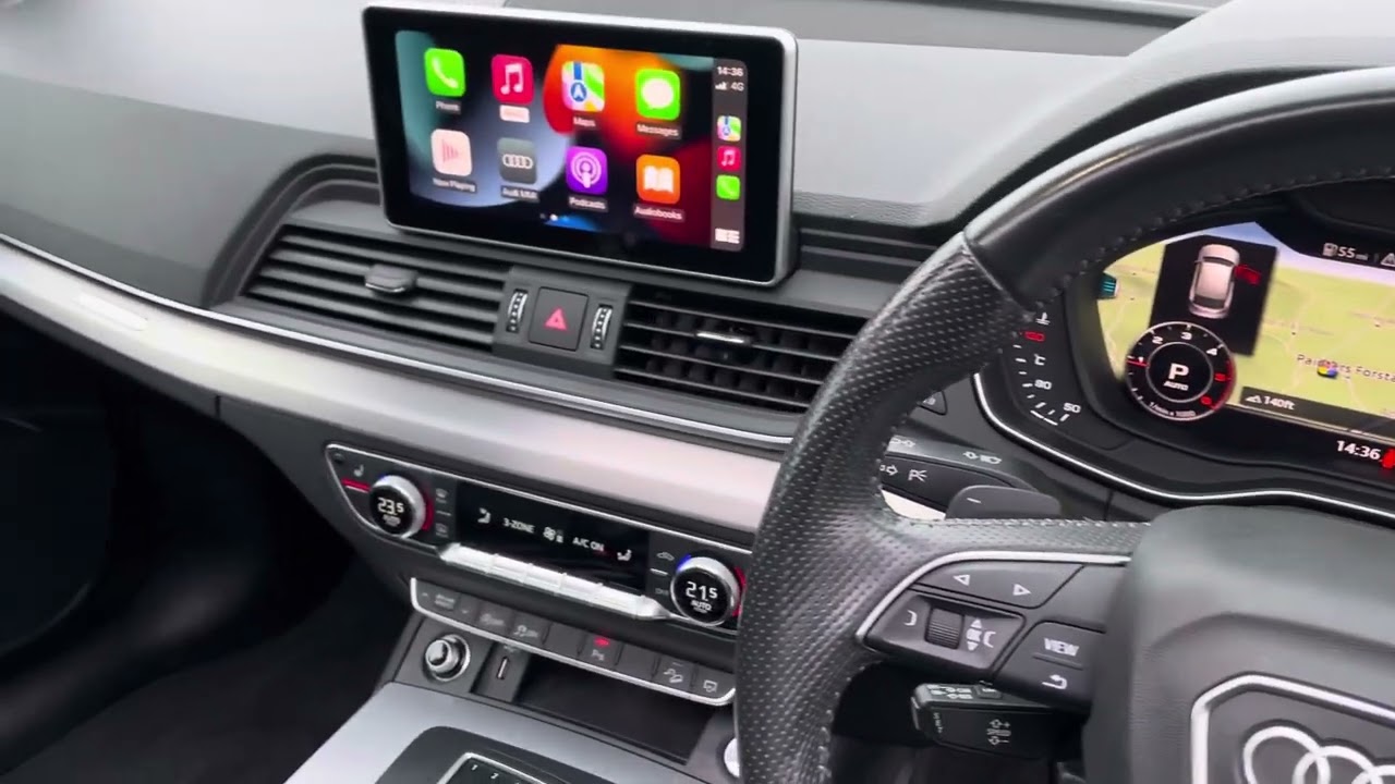 2019 AUDI Q5 S LINE TDI UTOPIA BLUE QUILTED LEATHER YP68BJX