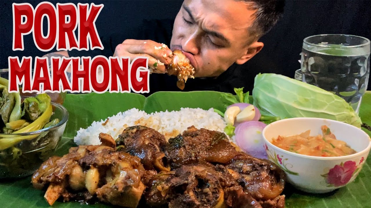 EATING SPICY PORK TROTTERS🤤🔥|| OAK MAKHONG & SOIBUM EROMBA🌶🤤🔥.