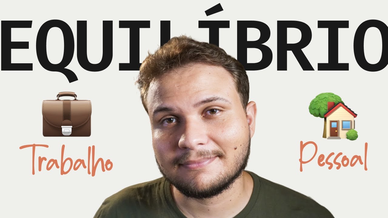 Não existe equilíbrio entre vida pessoal e trabalho