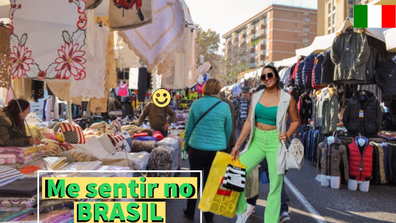 FEIRA DE RUA em TURIM - ITÁLIA