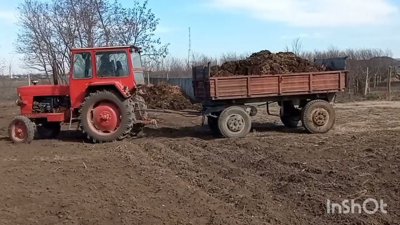 Tractor-vlog la carat de balegar