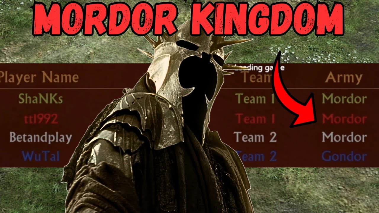 2 VS 2 BUT with 3 MORDORS! Crazy Strategy! | BFME1 ONLINE