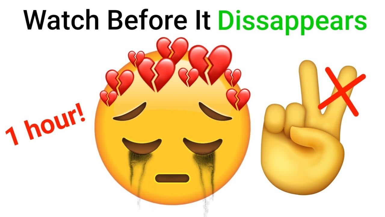 this video will be deleted in less than 1 hour