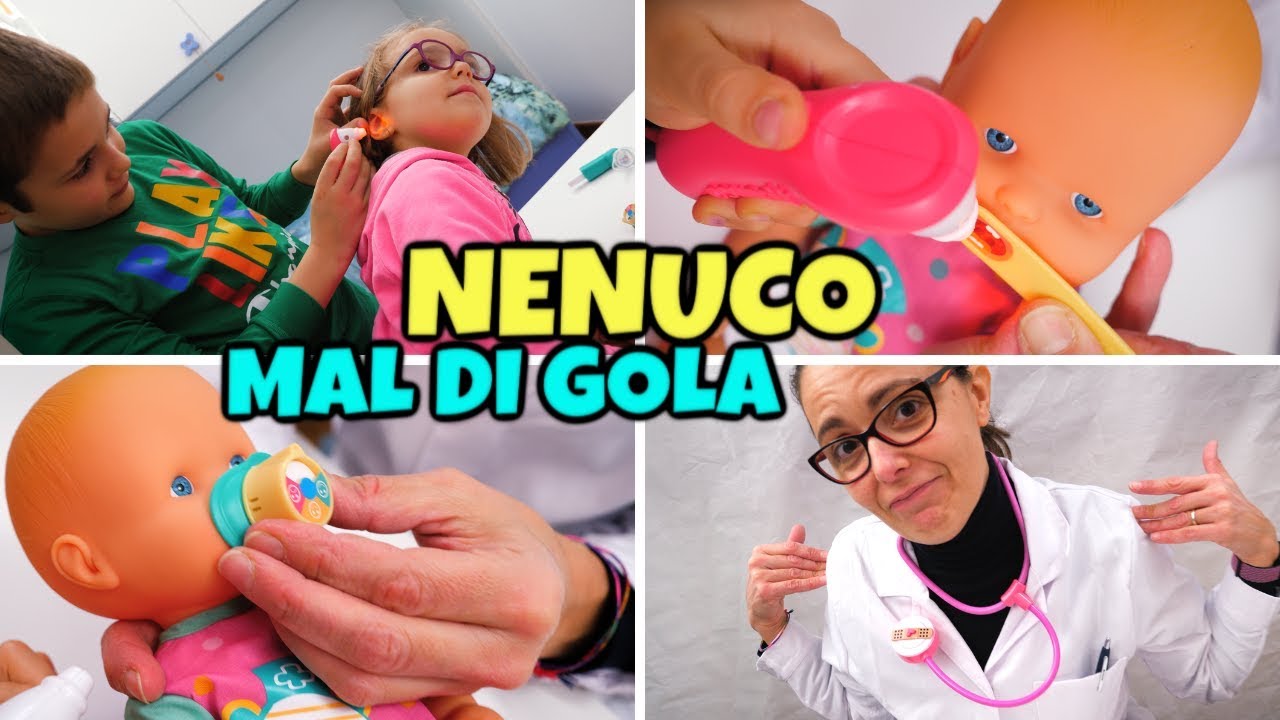 NENUCO MAL DI GOLA: Andiamo dalla Dottoressa Ale