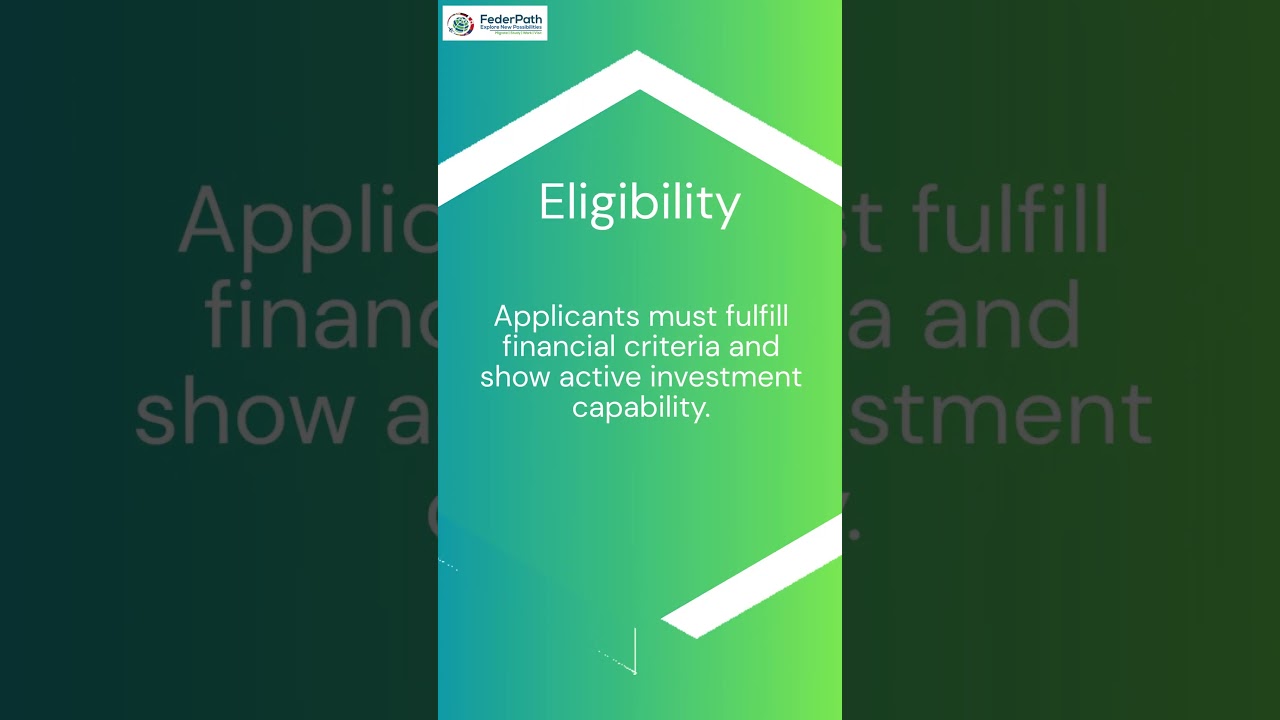 The Active Investor Plus Visa | #FederPathConsultants #ImmigrationConsulting #VisaServices