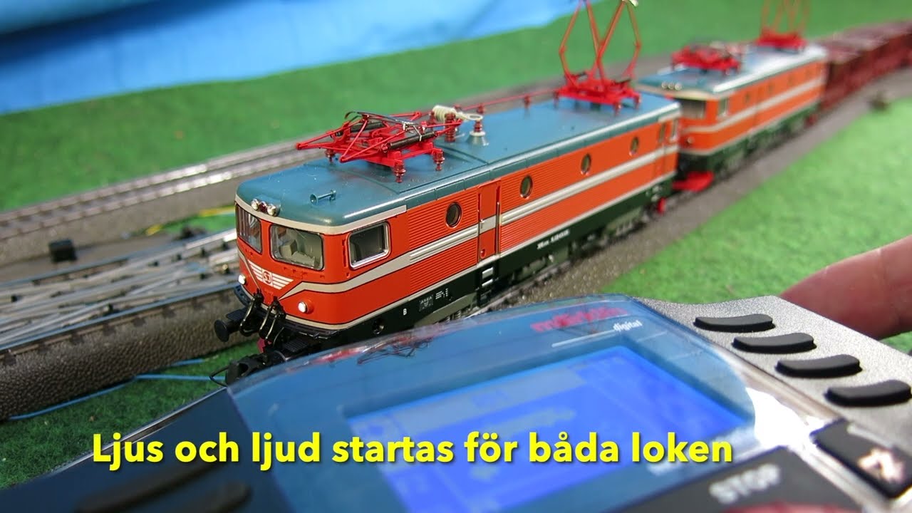 Synare: Roco SJ Rm 1260+1262 i H0 för treräls
