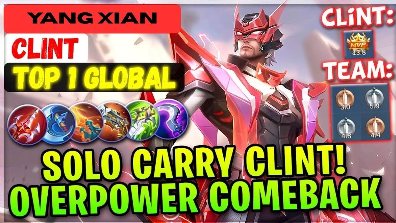 MVP 12.0!!! Clint Gold Lane Domination 😱 Insane Burst Damage | MLBB