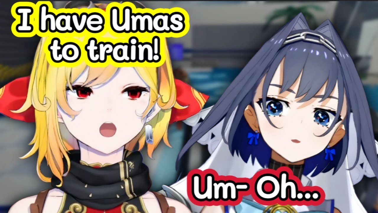 Kaela loves Uma Musume so much she wants to stream it on Kronii's channel