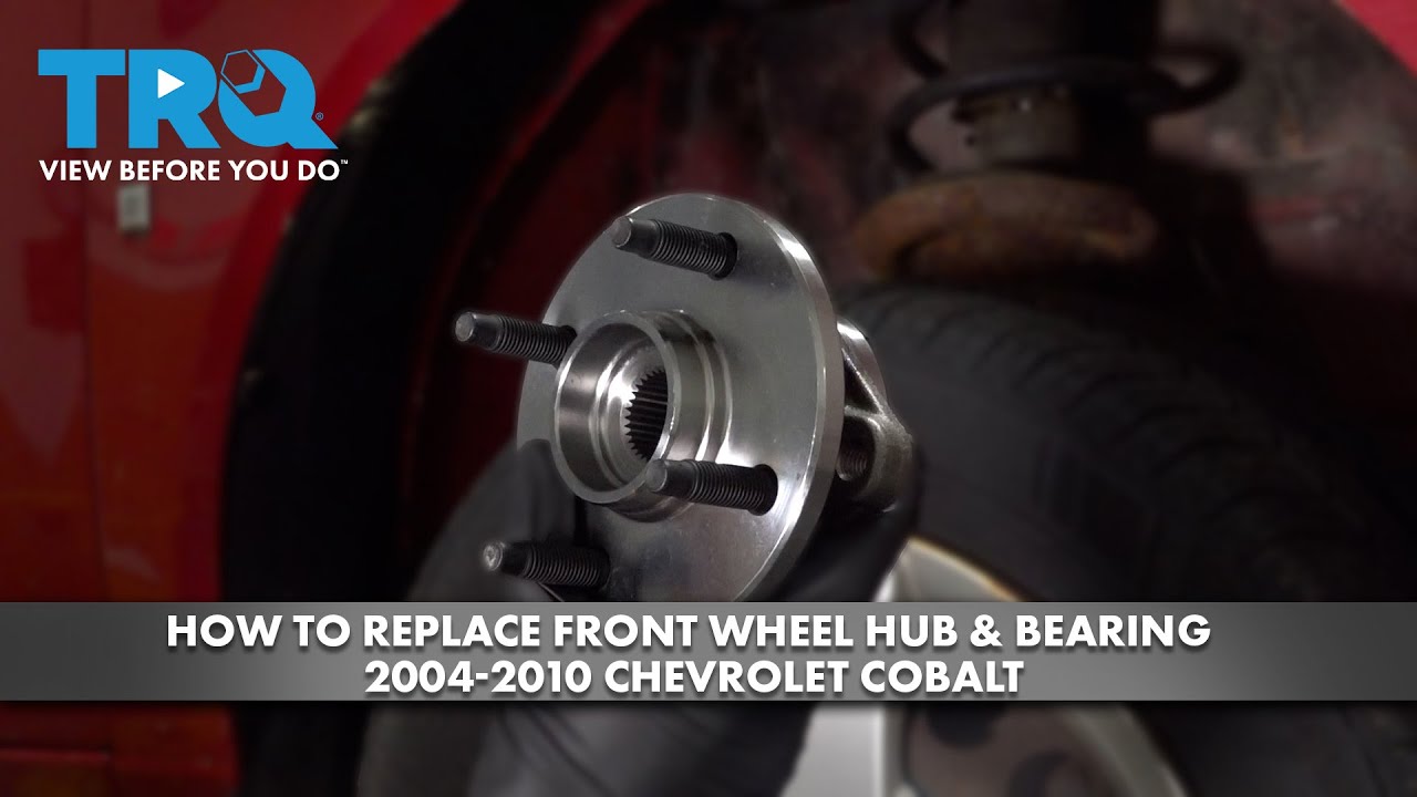 How to Replace Front Wheel Hub & Bearing 2004-2010 Chevrolet Cobalt