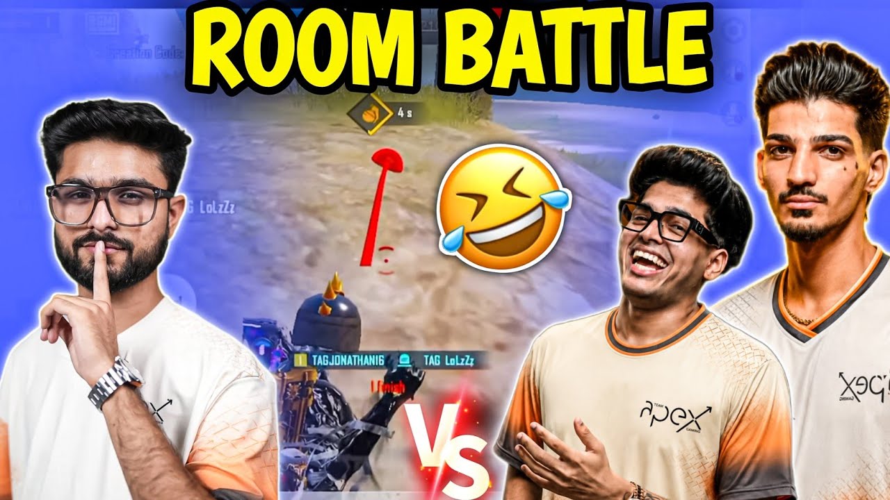Jonathan, Zgod Vs LolzZz, Mayur Full Masti Together🤣 2v2 Room Fight 🔥😂
