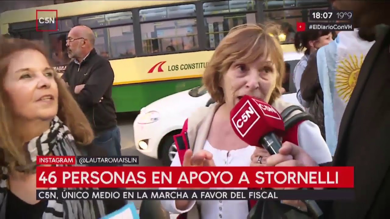 46 personas en una marcha a favor del fiscal Stornelli (Parte 1)
