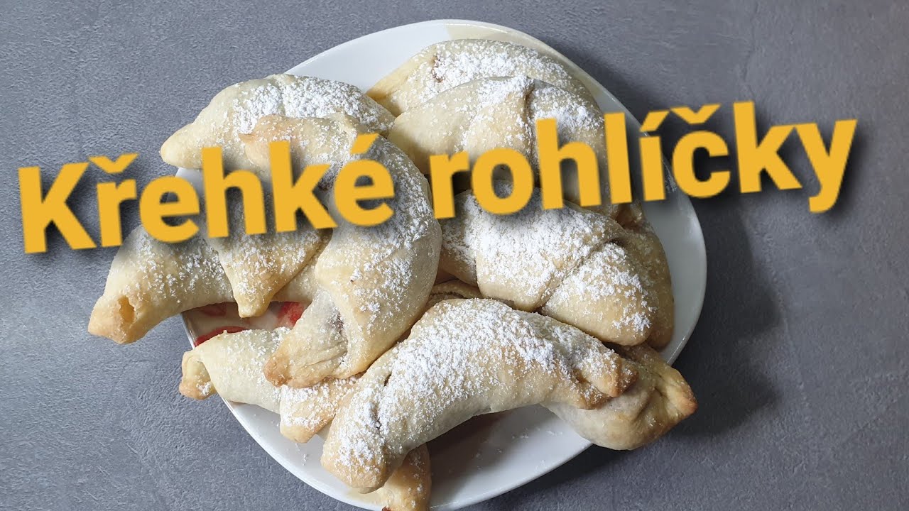 Křehké ořechovo-jablečné rohlíčky  👌  Každý bude chtít recept  😉  Jen tři ingredience!