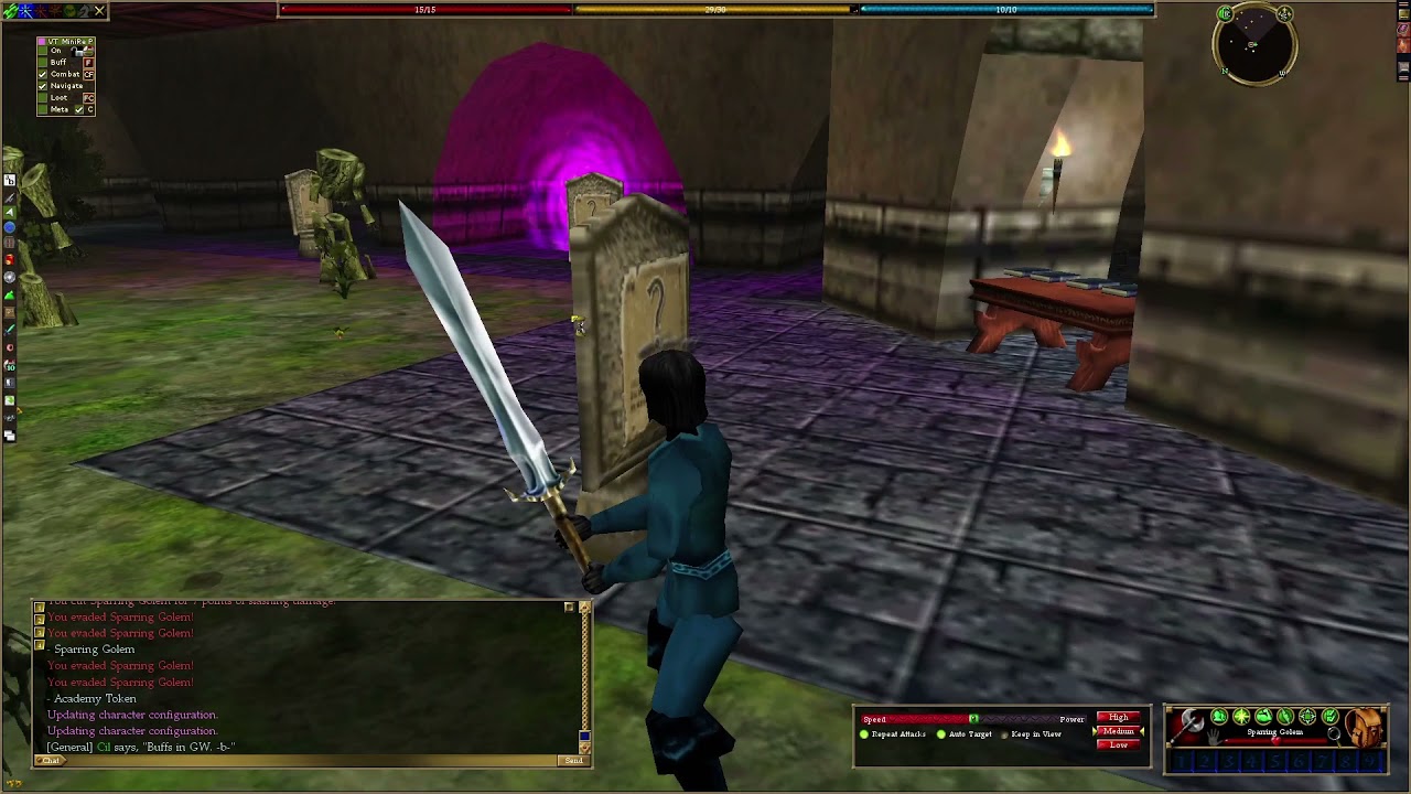 Asherons Call: Character Creation and Training Academy Quest