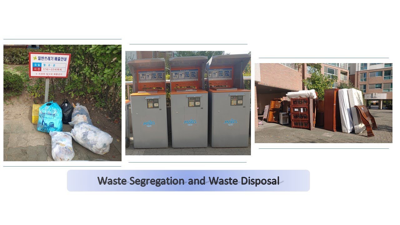 Living in Korea: Waste Segregation and Waste Disposal