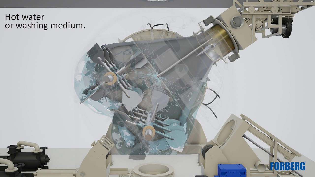 Forberg® Rotating Vacuum Coater RVC with CIP