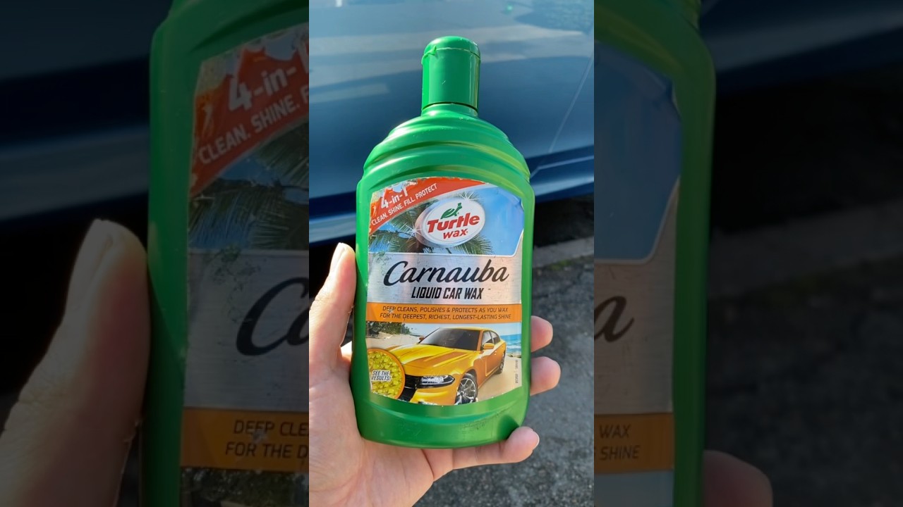 Old School Carnauba 🐢 #automobile #detailing #shortsvideo #shorts #carwax #turtlewax #cleaningvideo