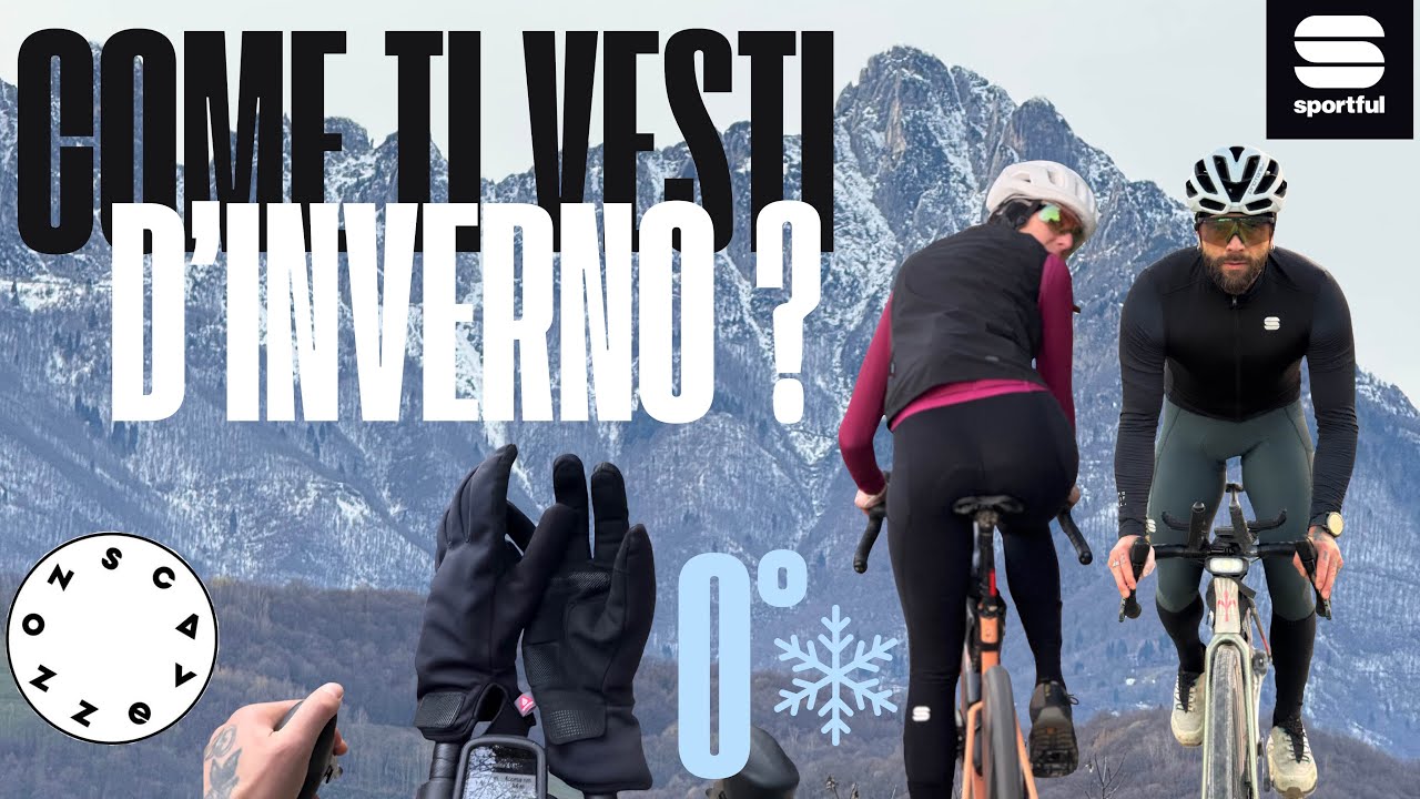 COSA INDOSSARE IN BICI IN INVERNO : Tutto il nostro abbigliamento invernale 